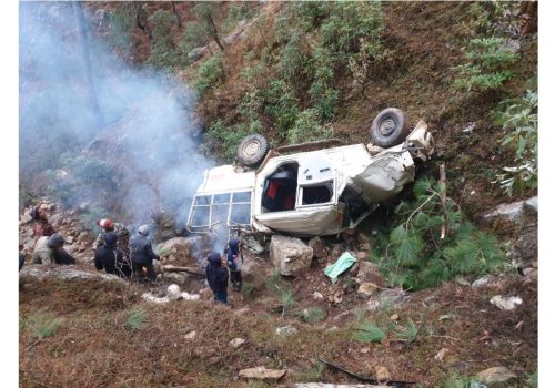 बैतडीमा जिप दुर्घटनामा हुँदा दुई जना घाइते